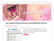 Tablet Screenshot of laclassededefine.fr